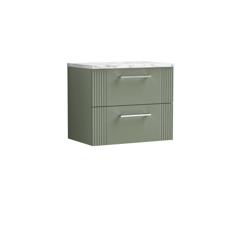 Nuie Deco 2 Drawer Wall Hung Vanity Unit With Worktop – 600mm, 800mm & 1200mm, photo 6