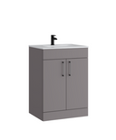 Kartell K-VIT Dove 600mm 2 Door Floor Standing Unit with Ceramic Basin (DOV600FSDO)