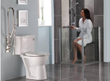 AKW Larenco Care Half Height Bi-Fold Shower Door, photo 3