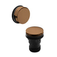 Nuie Easy Clean Push Button Bath Waste – Brushed Bronze or Brushed Pewter