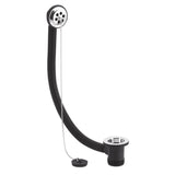 Nuie Bath Plug With Chain Bath Waste – 76mm High – Chrome