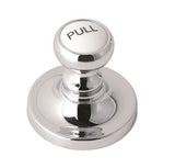 Nuie Pop Up Basin Waste – Chrome White, photo 3
