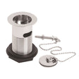 Nuie Plug With Chain Basin Waste – 60mm High – Chrome