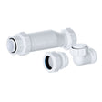 Nuie Waste Trap For Furniture Basins – White