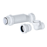 Nuie Waste Trap For Furniture Basins – White