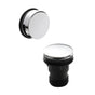 Nuie Push Button Bath Waste – Chrome, Matt Black or Brushed Brass
