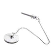 Nuie Plug With Chain Basin Waste – 38mm High – Chrome