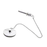 Nuie Plug With Chain Basin Waste – 38mm High – Chrome