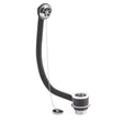 Nuie Bath Plug With Chain Bath Waste – 74mm High – Chrome