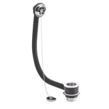 Nuie Bath Plug With Chain Bath Waste – 74mm High – Chrome