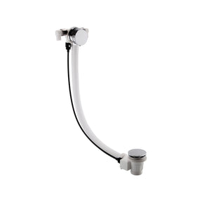 Nuie Freeflow Bath Filler – Chrome, photo 2