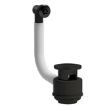 Nuie Stone Basin Waste With Overflow – Chrome or Matt Black, photo 2