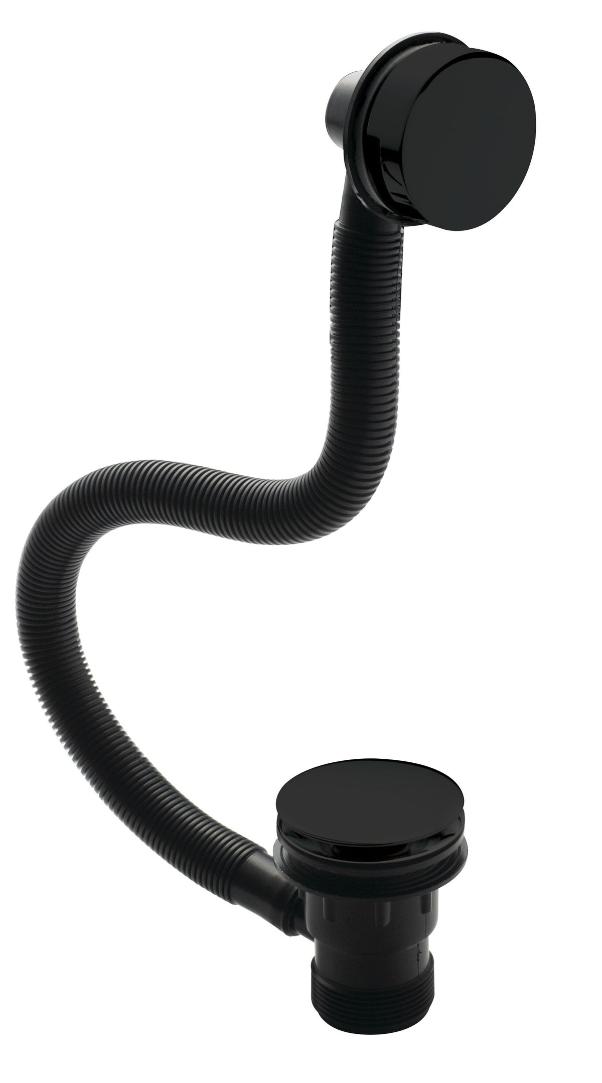 Nuie Push Button Bath Waste – Chrome, Matt Black or Brushed Brass, photo 2