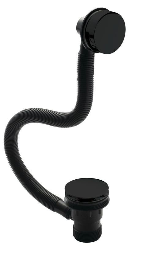 Nuie Push Button Bath Waste – Chrome, Matt Black or Brushed Brass, photo 2