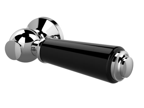 Nuie Ceramic WC Lever – Chrome White, Chrome or Brushed Brass, photo 2