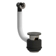 Nuie Stone Basin Waste With Overflow – Brushed Pewter