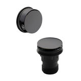 Nuie Push Button Bath Waste With Overflow – Brushed Pewter