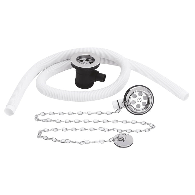 Nuie Plug With Chain Bath Waste – Chrome