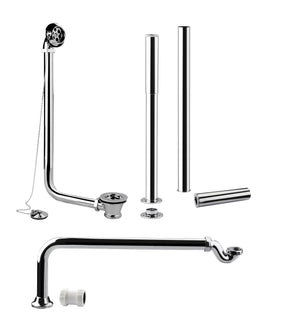 Nuie Plug With Chain Bath Waste – Chrome