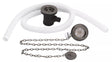 Nuie Extended Retainer Bath Waste With Overflow – Brushed Pewter or Brushed Brass