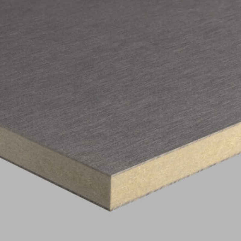 Selkie Eclipse Grey Square Edge Matte MDF Wall Panel (2420 x 1200 x 11 mm)