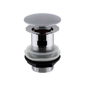 Nuie Slotted Push Button Basin Waste – Chrome