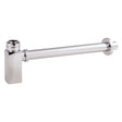 Nuie 300mm Square Bottle Trap - Extension – Chrome, Black or Brushed Brass