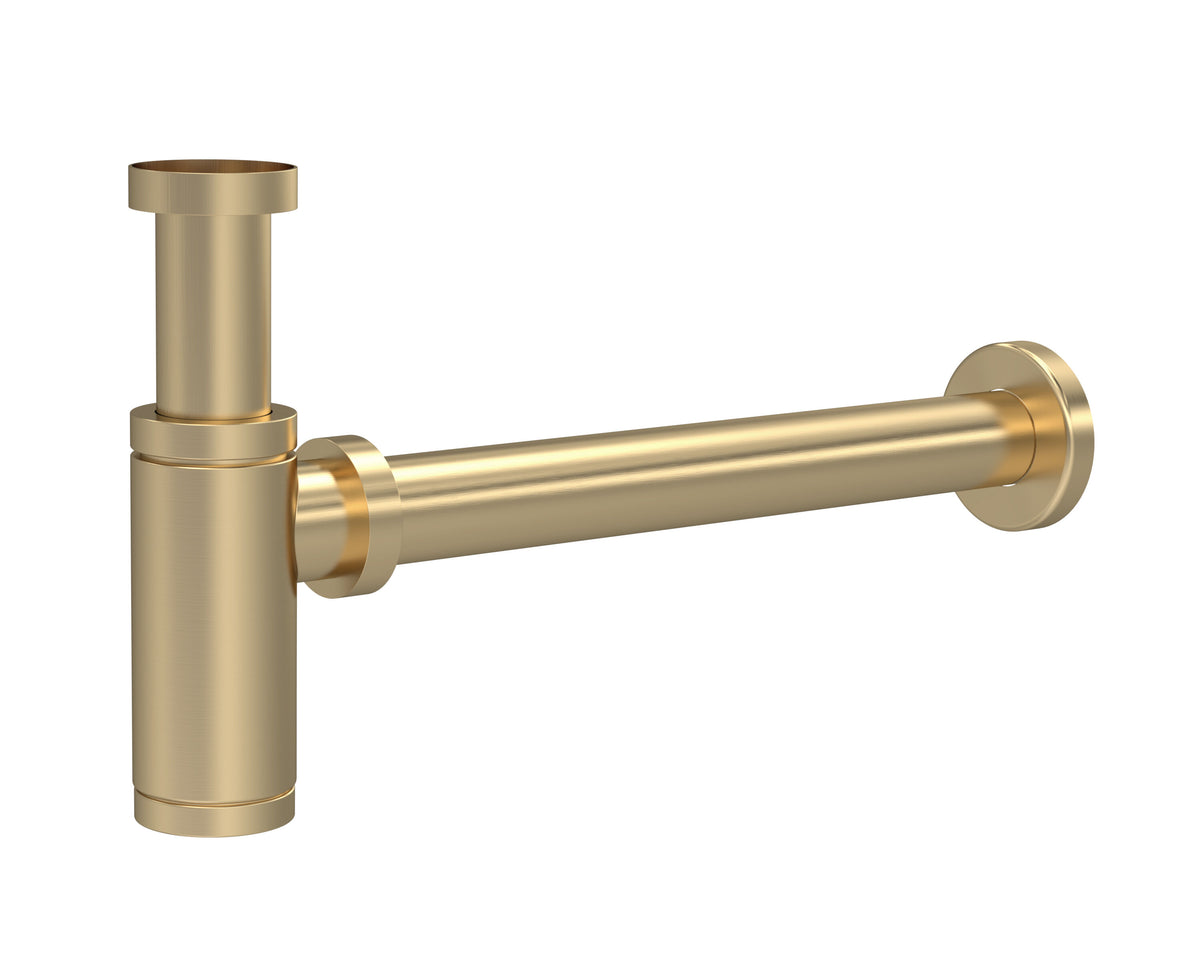 Nuie 300mm Round Bottle Trap - Extension – Chrome, Black or Brushed Brass, photo 3