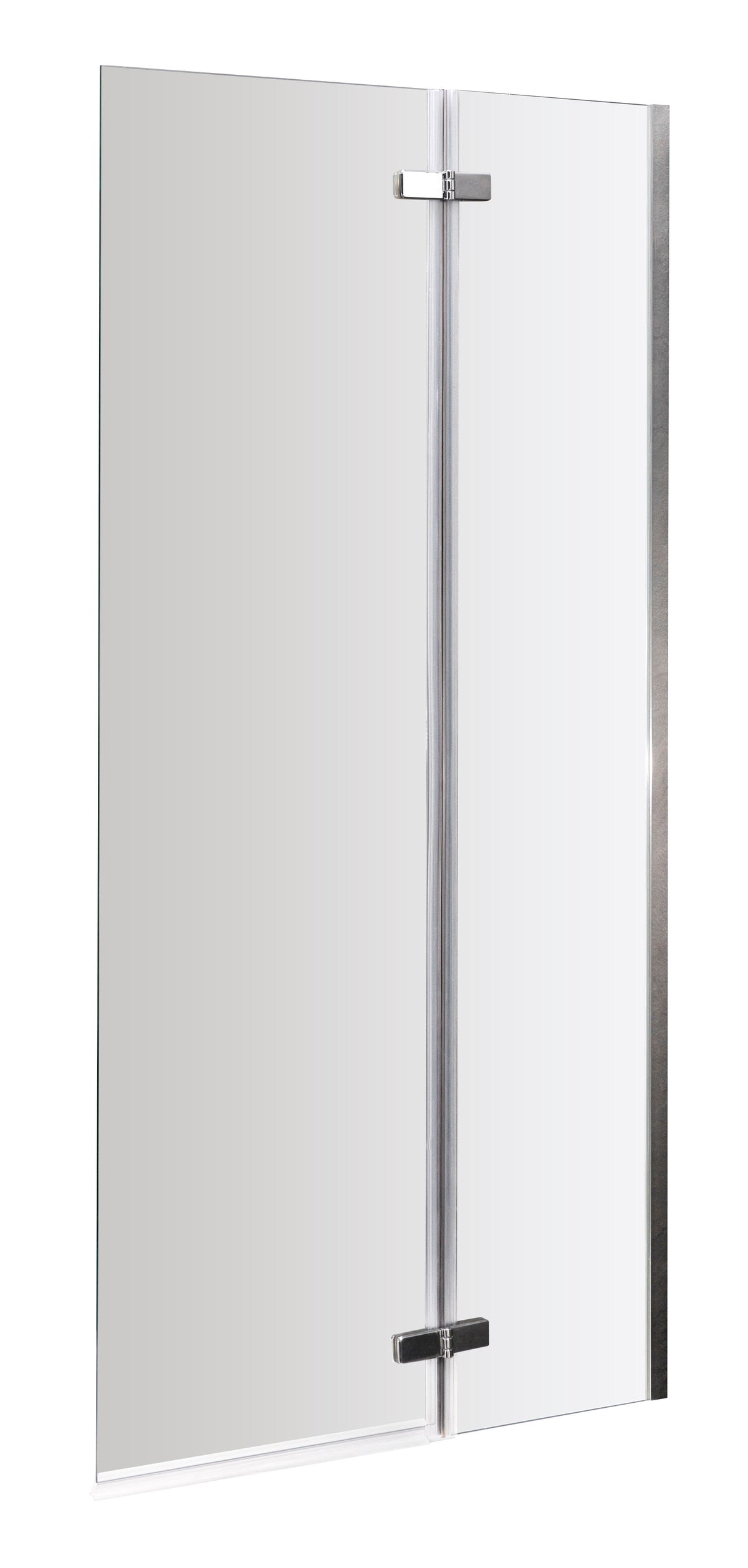 Nuie 750mm Hinged Bath Screen – Chrome, photo 2