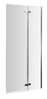 Nuie 750mm Hinged Bath Screen – Chrome, photo 2