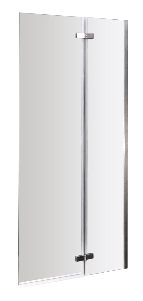 Nuie 750mm Hinged Bath Screen – Chrome, photo 2