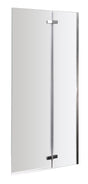 Nuie 750mm Hinged Bath Screen – Chrome, photo 2