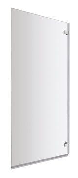 Nuie 800mm Bath Screen – 1410mm High – Chrome, photo 2