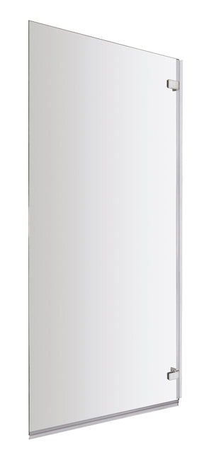 Nuie 800mm Bath Screen – 1410mm High – Chrome, photo 2
