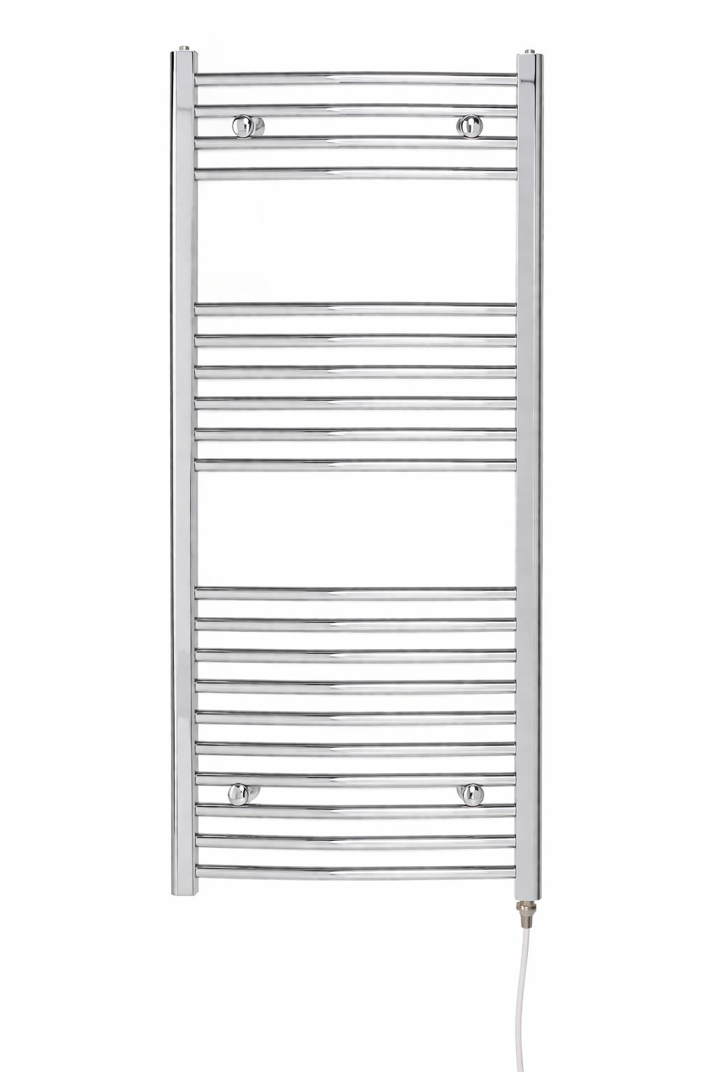 Kartell K-VIT 22mm straight electric towel rail on/off in chrome