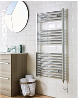 Kartell K-VIT Electric Straight Towel Rail 500 x 1000mm 150W Thermostatic (ETSTR510C)