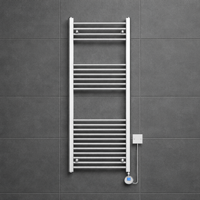 Kartell K-VIT 22mm straight electric towel rail thermostatic in chrome