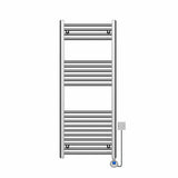 Kartell K-VIT 22mm straight electric towel rail thermostatic in chrome