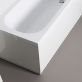 Kartell K-VIT Supastyle 800mm End Bath Panel - White Gloss (BAT215SU)