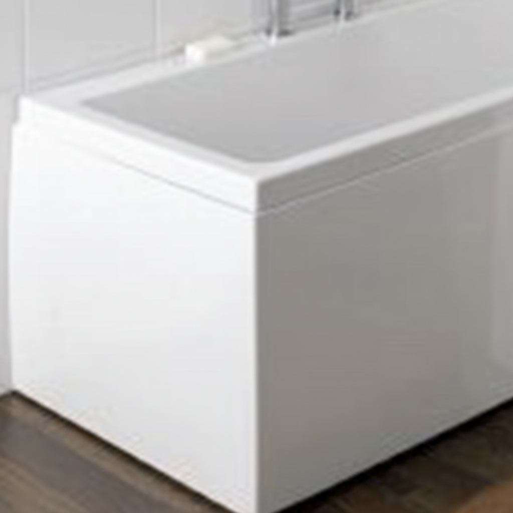 Carron Shower Bath 700x540mm Carronite End Panel - White Gloss (02313)