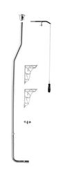Old London / High Level Flush Pipe Pack – Chrome