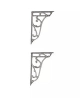 Nuie Ornate Cistern Brackets – Chrome or Brushed Pewter, photo 2