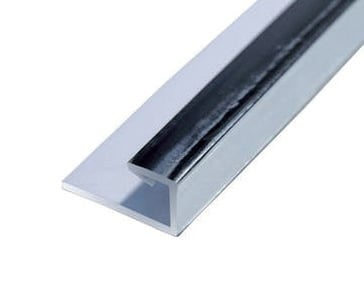 Kartell K-VIT 10mm wall panel trim in chrome – End Cap