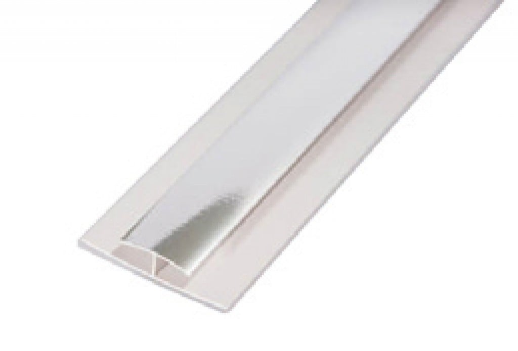 Kartell K-VIT 10mm wall panel trim in chrome – H Joint