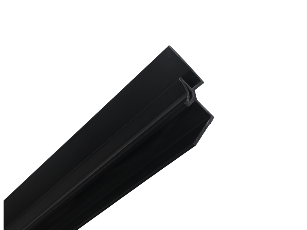 Kartell K-VIT 10mm wall panel trim in black – Internal Winged Corner