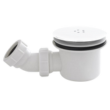 Kartell FFW90-WHITE 90mm fast flow shower waste, white cover