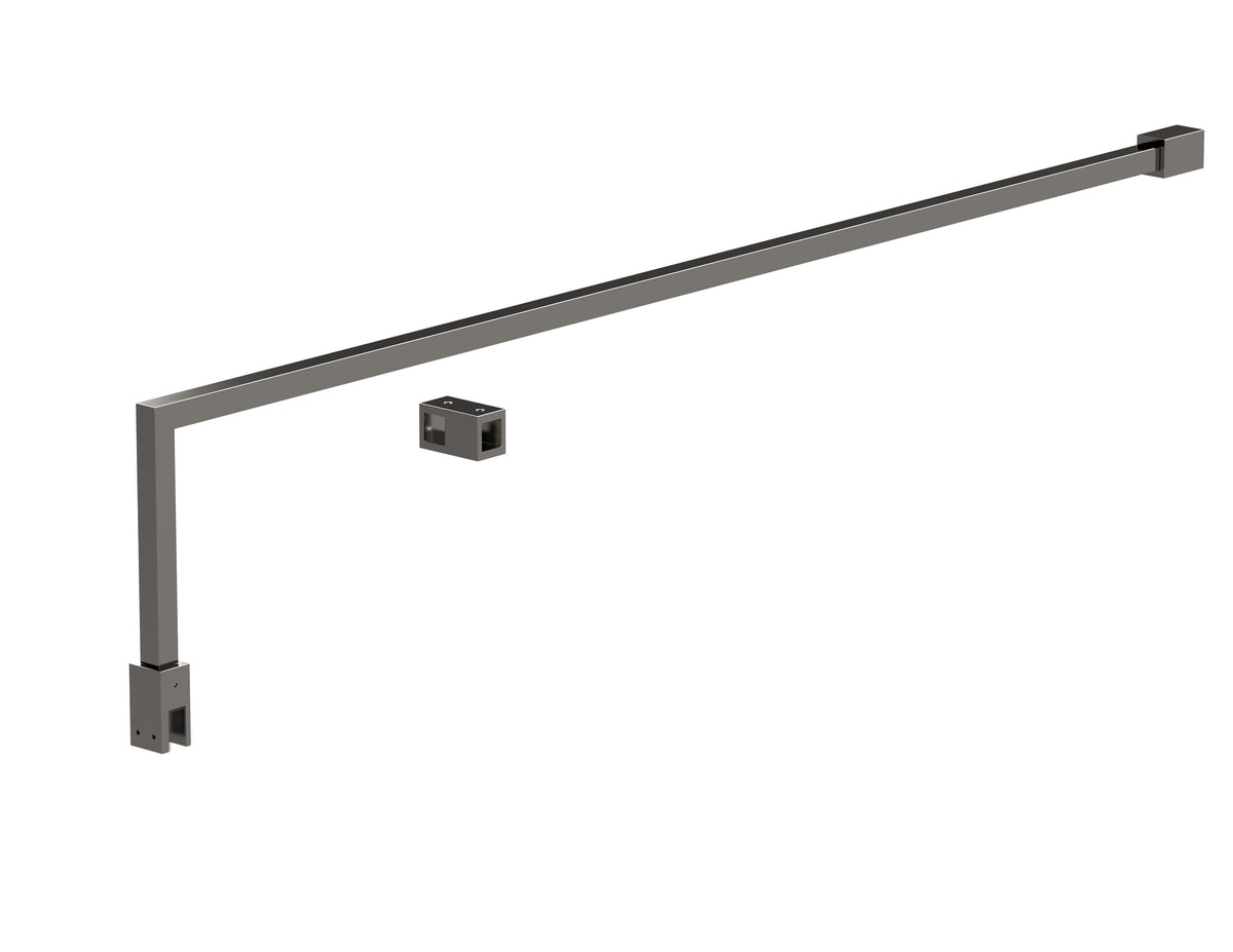 Nuie Wetroom Screen Support Arm – Chrome, Brushed Brass or Brushed Pewter, photo 4