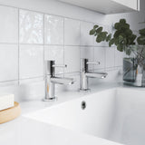 Nuie Series Two Basin Mixer Basin Taps – Chrome