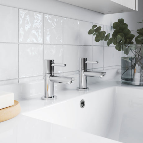 Nuie Series Two Basin Mixer Basin Taps – Chrome
