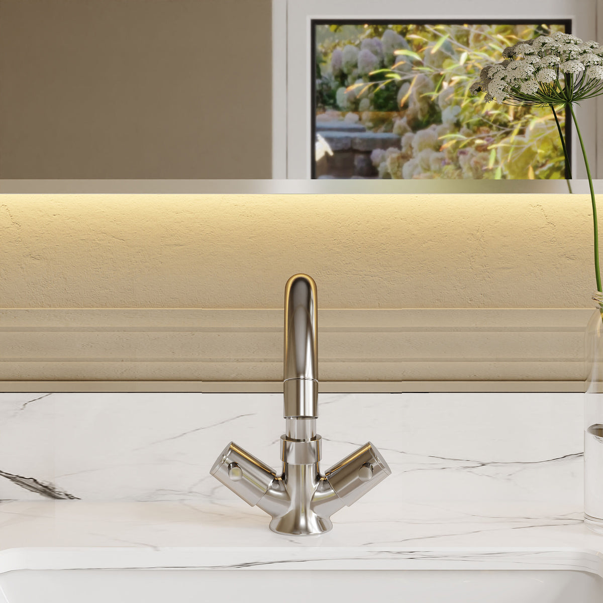 Nuie Series Two Mono Basin Mixer With Waste – Chrome